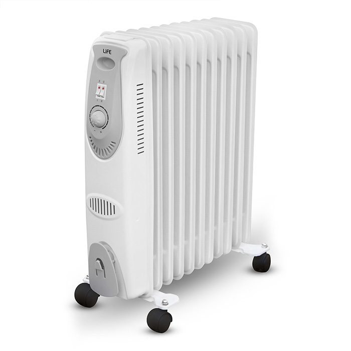 Ηλεκτρικό καλοριφέρ λαδιού, 2500W LiFE COMFY
