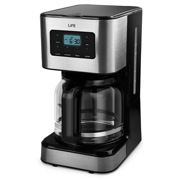 Προγραμματιζόμενη καφετιέρα φίλτρου 1.5L, 950W. LiFE Aroma Digital