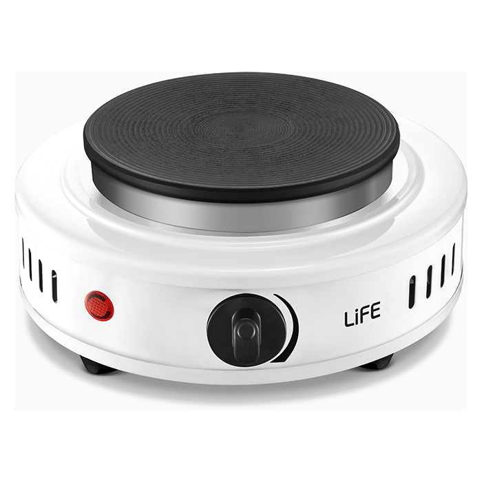 Επιτραπέζια ηλεκτρική εστία, 500W. LiFE MATAKI White