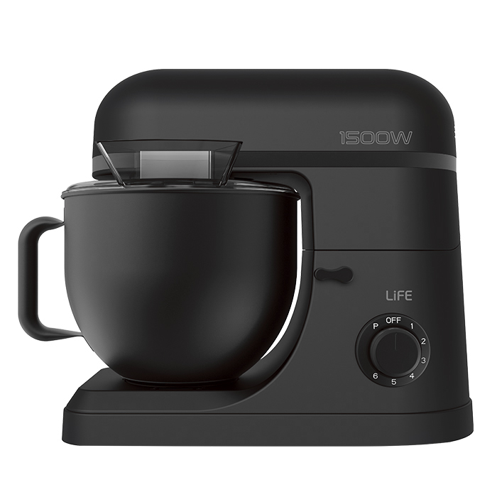 Κουζινομηχανή με κάδο μίξης 7L, 1500W LiFE FINE DINING Flat Black Series