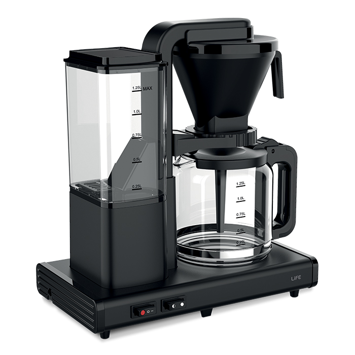 Καφετιέρα φίλτρου 1.25L, 1400W LiFE SYMBOL B Flat Black Series