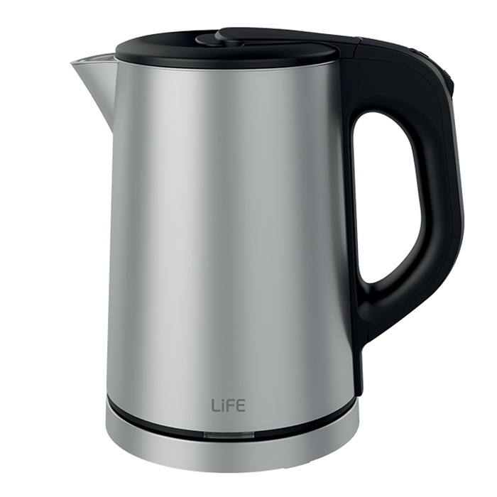 Bραστήρας 0.8L, 1360W LiFE GALENA Silver Matt Series