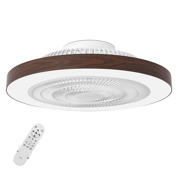 Ανεμιστήρας οροφής DC 19” με LED φωτιστικό και τηλεχειριστήριο, 20W LIFE FENG