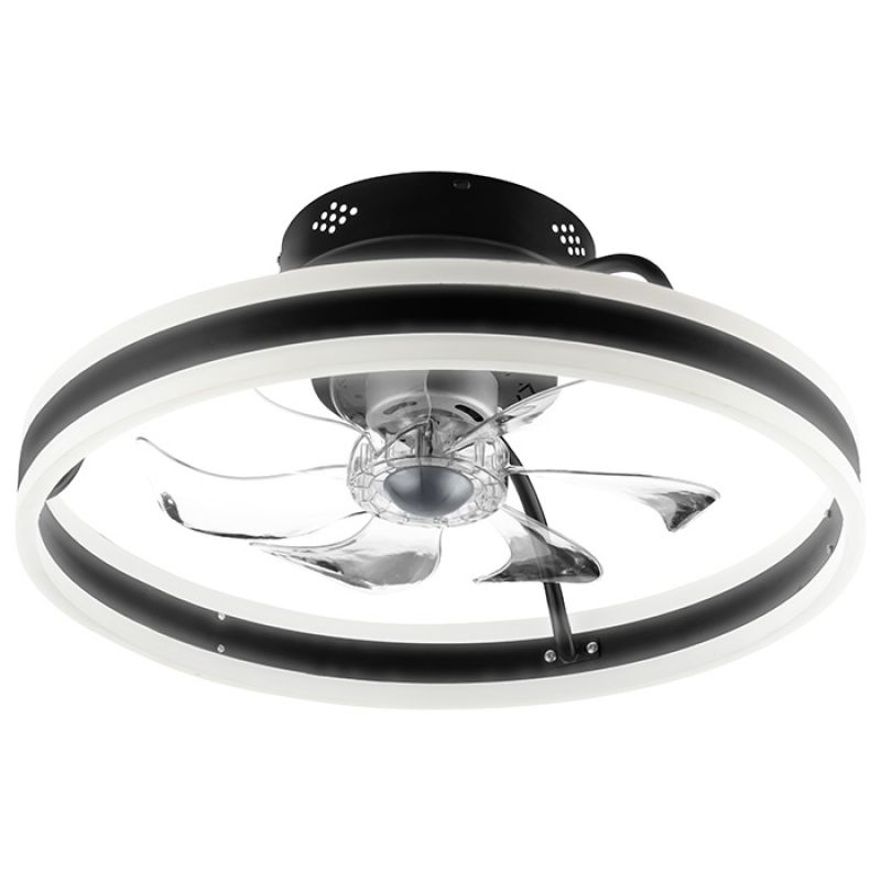 Ανεμιστήρας οροφής DC 20 με LED φωτιστικό και τηλεχειριστήριο, 20W LiFE HALO