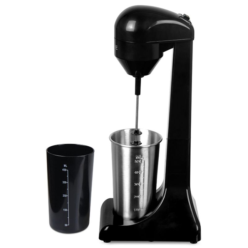 Φραπεδιέρα με 1 inox + 1 πλαστικό ποτήρι και πλήκτρο push, 100W. LiFE MyFrappe INOX PUSH