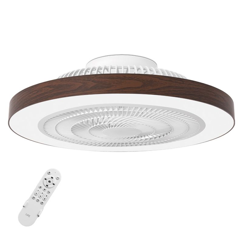 Ανεμιστήρας οροφής DC 19” με LED φωτιστικό και τηλεχειριστήριο, 20W LIFE FENG