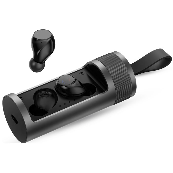 Bluetooth TWS ακουστικά με αλουμινένια θήκη φόρτισης. NOD SOUNDTUBE