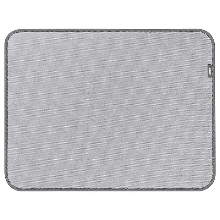 Δερμάτινο mousepad σε γκρι χρώμα, 350x270x3mm. NOD FRESH GREY