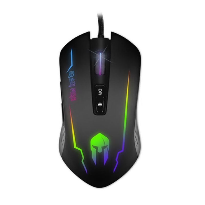 Ενσύρματο RGB Gaming mouse, με ανάλυση έως 3200DPI. NOD IRON FIRE