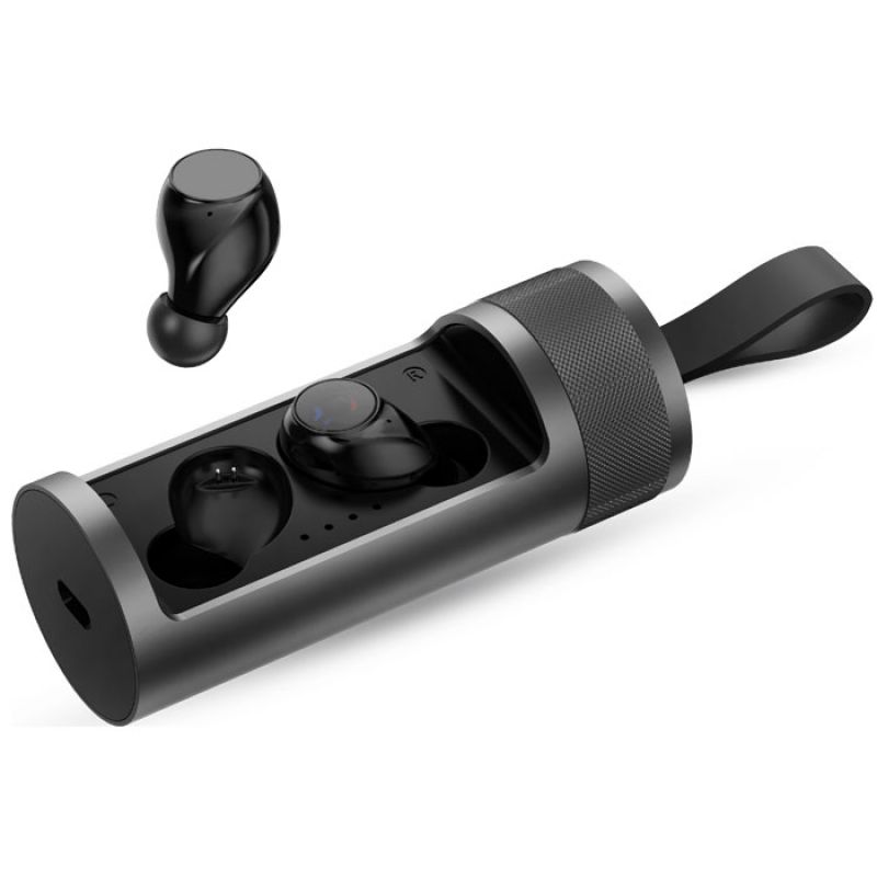 Bluetooth TWS ακουστικά με αλουμινένια θήκη φόρτισης. NOD SOUNDTUBE