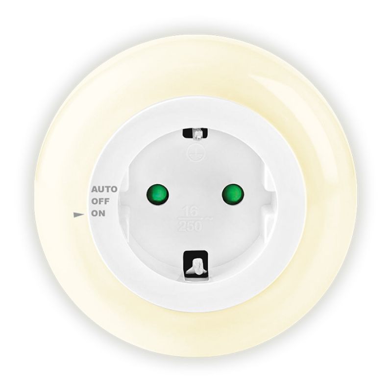 Φωτάκι νυκτός LED με pass through πρίζα σούκο. SONORA RING LIGHT