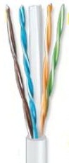 ST-L03 (100m) Καλώδιο UTP CAT6 σε Λευκό χρώμα CCA/PVC