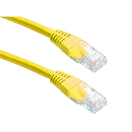 1m UTP PATCH CABLE YELLOW CAT6E CCA