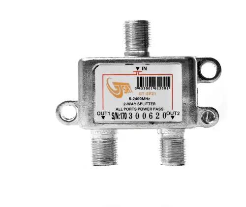 GT-SP21 Splitter 2 x 1 5-2400Mhz ports power pass