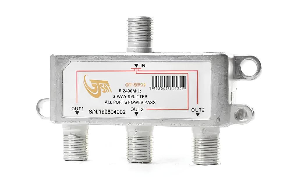 GT-SP31 Splitter 3 x 1 5-2400Mhz ports power pass