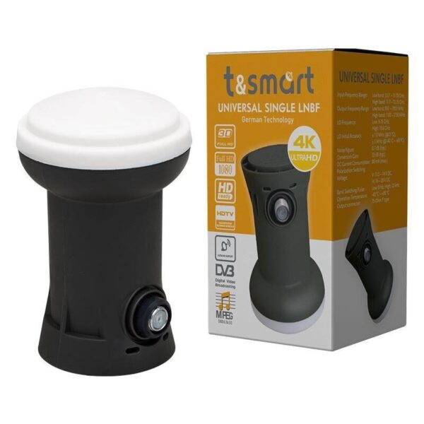 LNB T & SMART 0.1 UHD 4K UNIVERSAL SINGLE