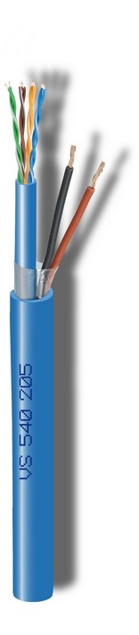 CAVEL VS540205 (150m) Διάμετρος : 9,00mm x 7,20mm (LAN540 Cat5e (4x2xAWG24) + 2x 0,50mm) Χαλκός