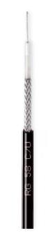 CAVEL RG58C/U 50Ω (150μ) Διάμετρος : 5,00mm Aγωγός : 19x0,18mm Καθαρός Χαλκός