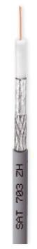 CAVEL SAT703ZH (100μ) Διάμετρος : 6,60mm Aγωγός : 1,13mm Καθαρός Χαλκός