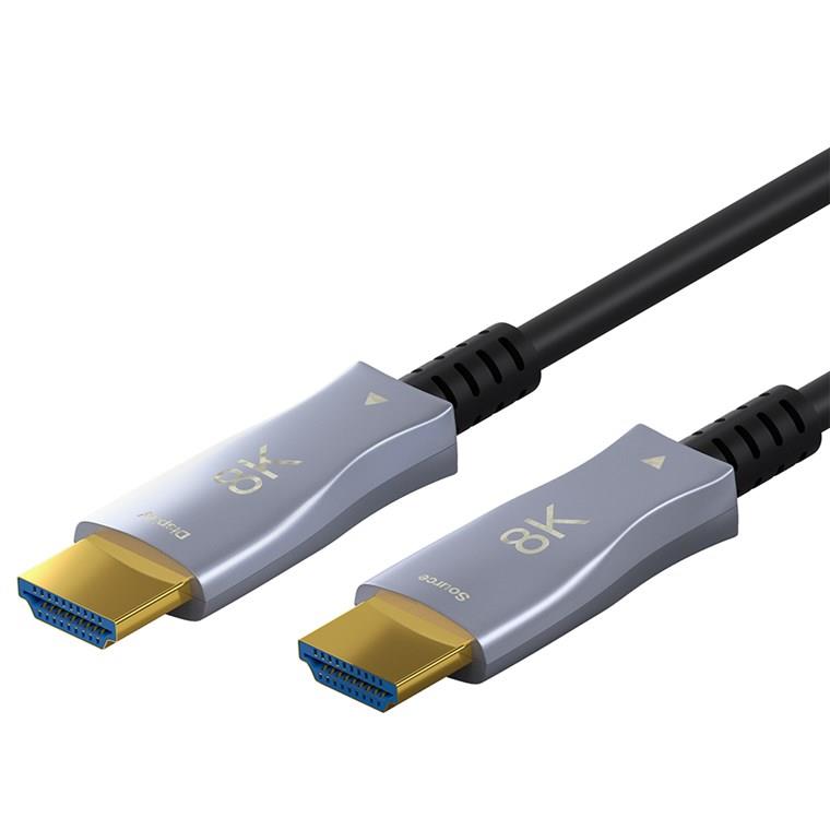 Goobay 40m HDMI Optical Hybrid Ultra High Speed -2.1 Version 8K/60kHz με Ethernet (Μαύρο)