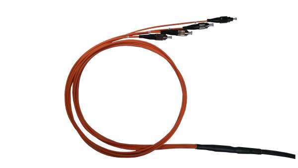 FIBRE OPTIC QUATTRO CABLE 75MTR FC/PC PRE TERMINAL