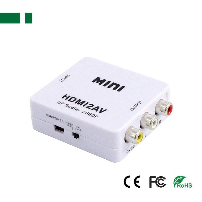 PS-M640 ΜΕΤΑΤΡΟΠΕΑΣ HDMI (A) θηλυκό σε 3 RCA θηλυκά