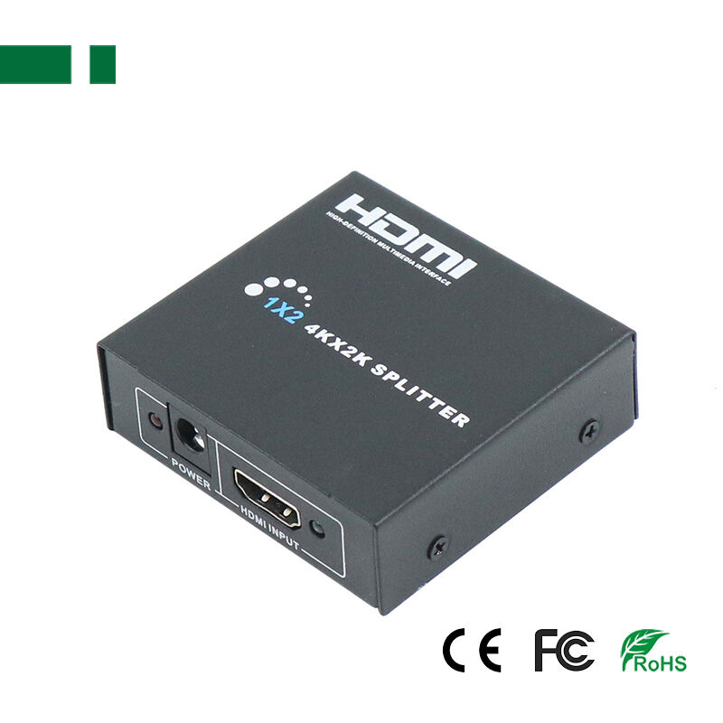PS-1002-4K HDMI Splitter, 1 Εισόδου - 2 Εξόδων, 3D 1080P@60Hz, HDMI 1.4Α