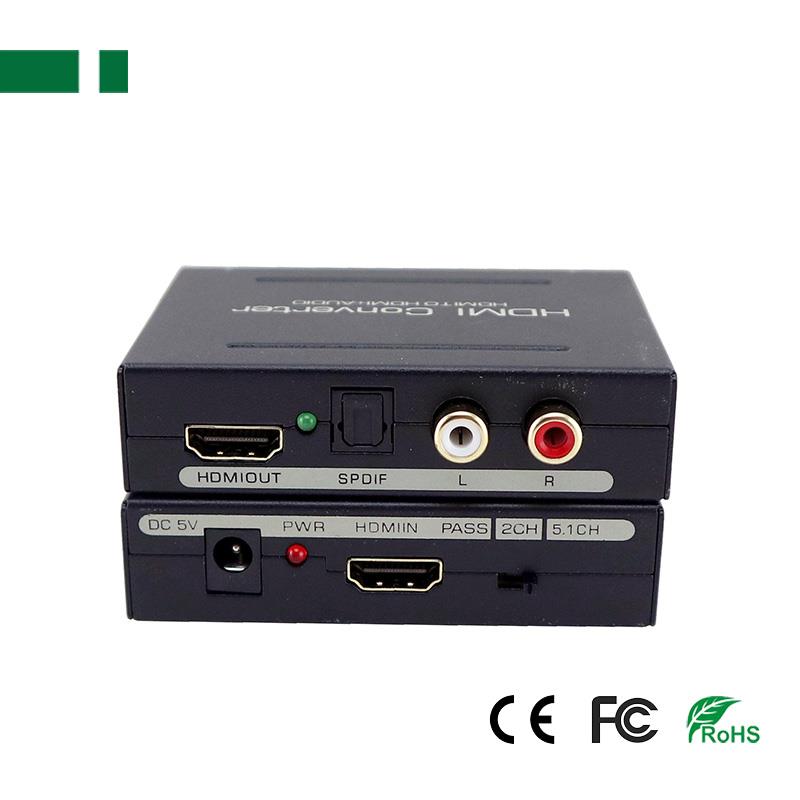 PS-MA3 Adapter HDMI in και HDMI out με έξοδο Ήχου RCA & Toslink {Κλέφτης} Ιδανικό για να πάρετε έξοδο ήχου από συσκευές με έξοδο HDMI