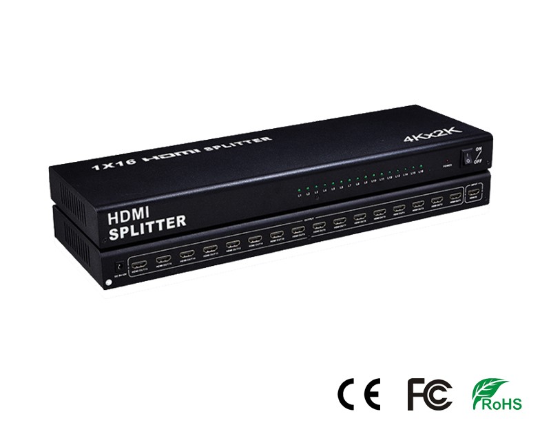 PS-M1016-4K-2 HD 4K HDMI Splitter 1x16