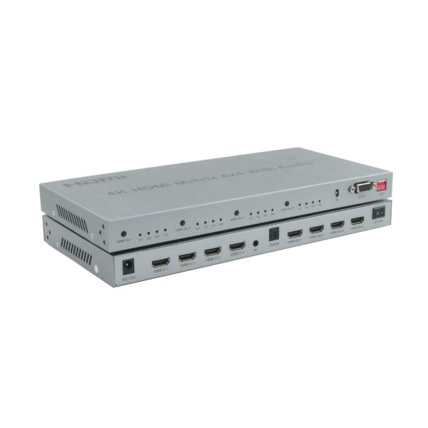 HDMI Matrix PS-M0404B 4x4, support 4K @30Hz
