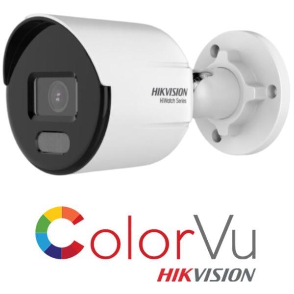 HIKVISION/HiWatch ColorVu ΚΑΜΕΡΑ  HWI-B149H(C) BULLET IP  4 MP 2.8 mm Up to 30 m ΜΕ POE IR range IP67