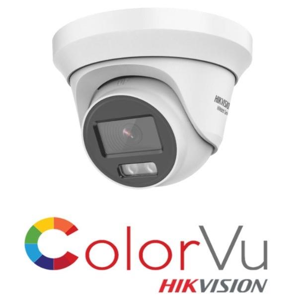 HIKVISION/HiWatch/TURBO HD ColorVu ΚΑΜΕΡΑ HWT-T229-M DOME 2 MP 2.8 mm Up to 40 m IP66