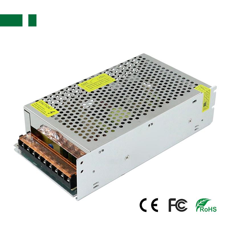 CP1207-20A  12V/20A/240W Σταθεροποιημένο τροφοδοτικό, ΔΙΑΤΡΗΤΟ - ΜΕΤΑΛΛΙΚΟ - ΡΥΘΜΙΖΟΜΕΝΗ ΕΞΟΔΟΣ + καλώδιο τροφοδοσίας AC