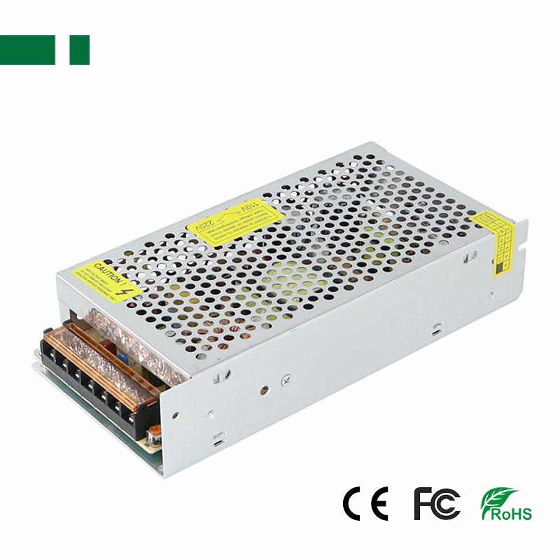 CP1207-15A 12V/15A/180W Σταθεροποιημένο τροφοδοτικό, ΔΙΑΤΡΗΤΟ - ΜΕΤΑΛΛΙΚΟ - ΡΥΘΜΙΖΟΜΕΝΗ ΕΞΟΔΟΣ + καλώδιο τροφοδοσίας AC