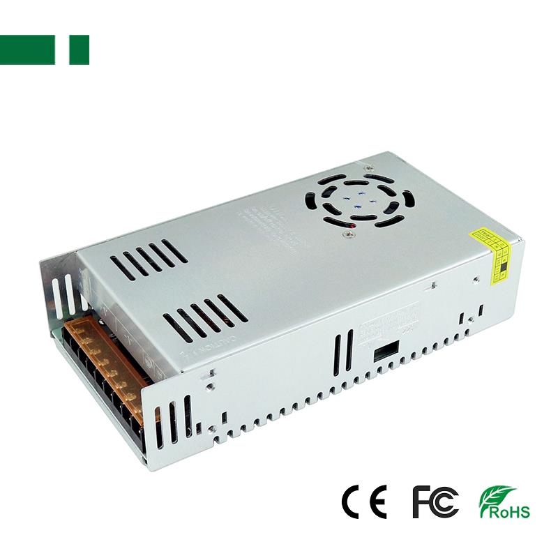 ΑΝGA CP1208-30A  12V/30A/360W  Σταθεροποιημένο τροφοδοτικό, ΔΙΑΤΡΗΤΟ - ΜΕΤΑΛΛΙΚΟ - ΡΥΘΜΙΖΟΜΕΝΗ ΕΞΟΔΟΣ + καλώδιο τροφοδοσίας AC