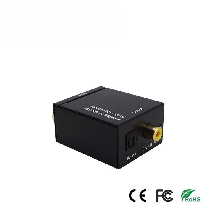 PS-A3005 Μετατροπέας Stereo RCA σε Ψηφιακό Ήχου Toslink ή Coaxial (περιλαμβάνει τροφοδοτικό 5V/1A)