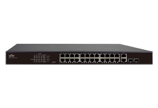 Uniview NSW2010-24T2GC-PoE-IN 24PoE 100Mbps +2 Combo Ports 1000Mbps Ethernet Switch έως 250m