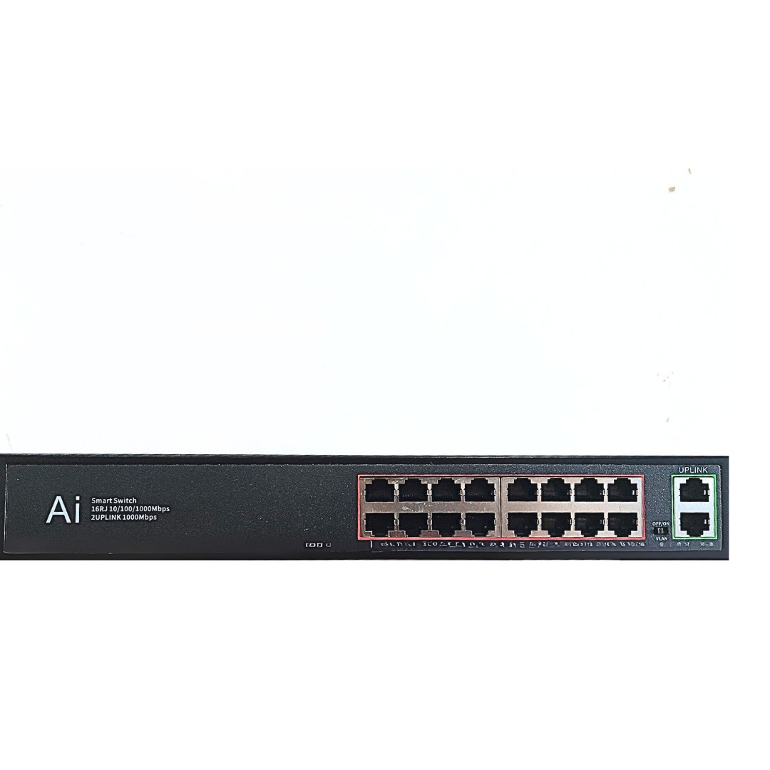 PS-EG6162B 16 Port 10/100/1000M POE Switch(16+2 Built-in)
