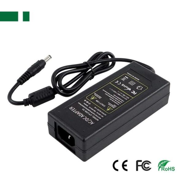 CP1206-10A 12V/10A/120W Ενισχυμένο σταθεροποιημένο τροφοδοτικό, εμπεριέχεται διακλαδωτής καλ. 1/8 με βύσμα (5,5mm/2,5mm) + καλώδιο τροφοδοσίας AC