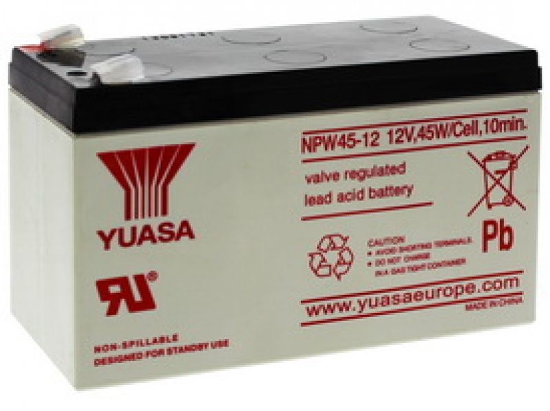 Μπαταρία YUASA 8.5Ah 12v NPW45-12 με πόλους Φ2