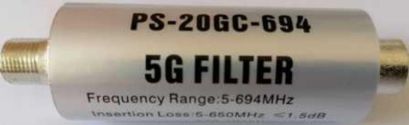 SF-GC20-694 LTE 5G Φίλτρο 5-694MHz.