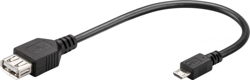 Adapter OTG micro-USB (A) σε USB (B) 20εκ για Smartphone &amp; Table
