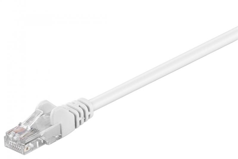 2m UTP CAT5e Patch Cable Straight Λευκό CCA