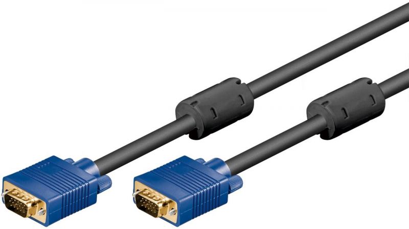 2,0m VGA αρσενικό σε VGA αρσενικό, Full HD SVGA ΕΠΙΧΡΥΣΟ