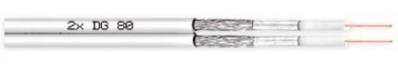 CAVEL 2xDG80 (150μ) Διάμετρος : 5,00mm x 11,00mm Aγωγός : 0,80mm Χαλκός