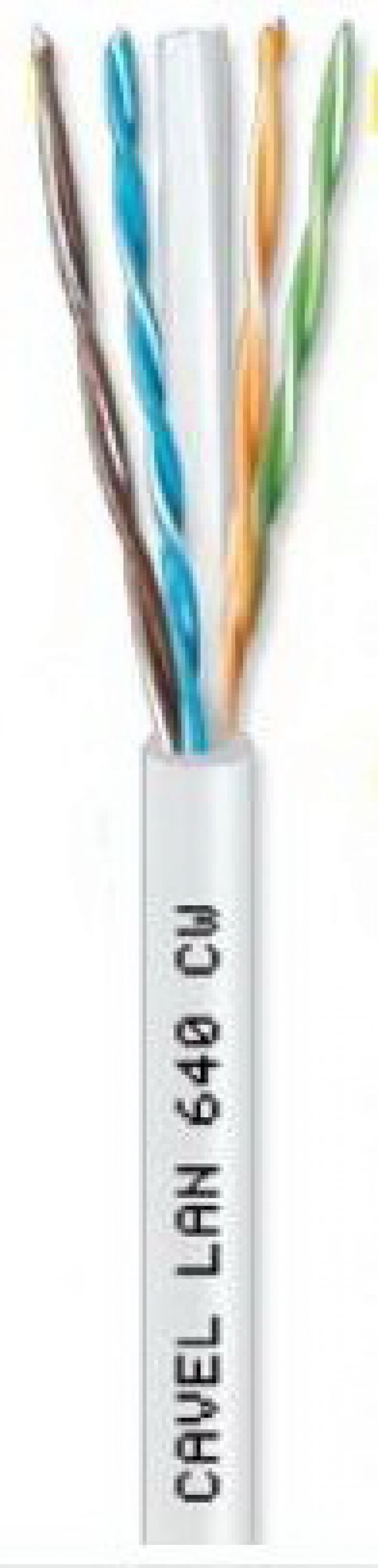 CAVEL LAN640 U/UTP Cat6 (200m)  (4x2xAWG23) Χαλκός 0,57mm