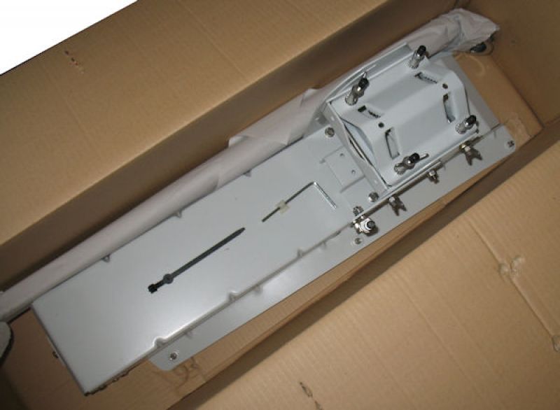 Gibertini Bάση AZ/EL για πιάτο OP125L RAL7035