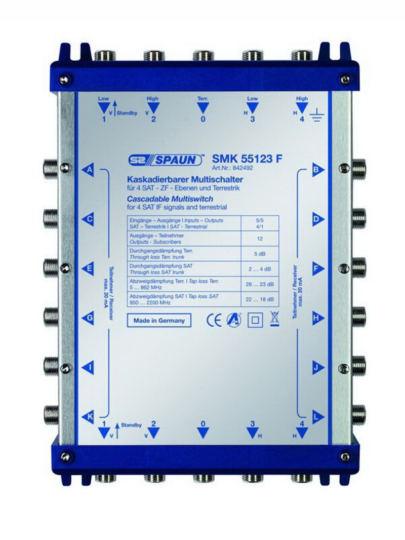 842492 SPAUN SMK55123F Επεκτάσεις Εξόδων για 12 εξόδους