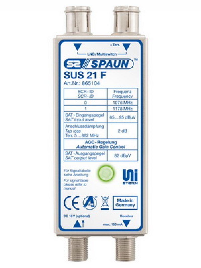 865104 SPAUN SUS21F UNISEqC PLUG SOLUTION