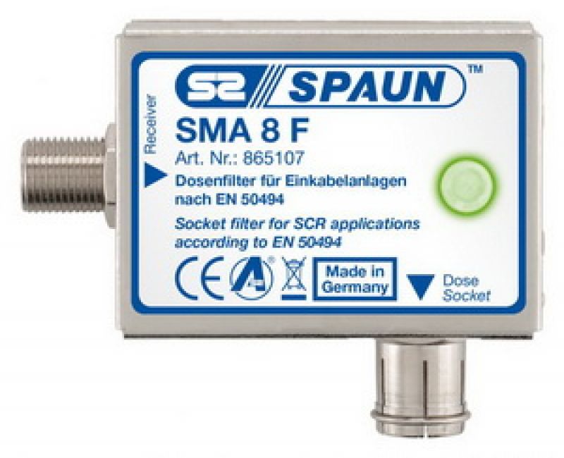 865107 SPAUN SMA8F UNISEqC SOCKET FILTER